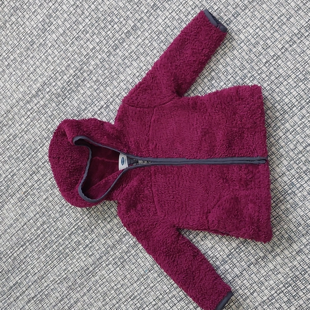 Old Navy Girl's Fleece Jacket Size 18-24months - Picture 2 of 6